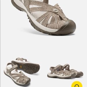 Keen Rose Sandal Brindle/ Shitake NIB